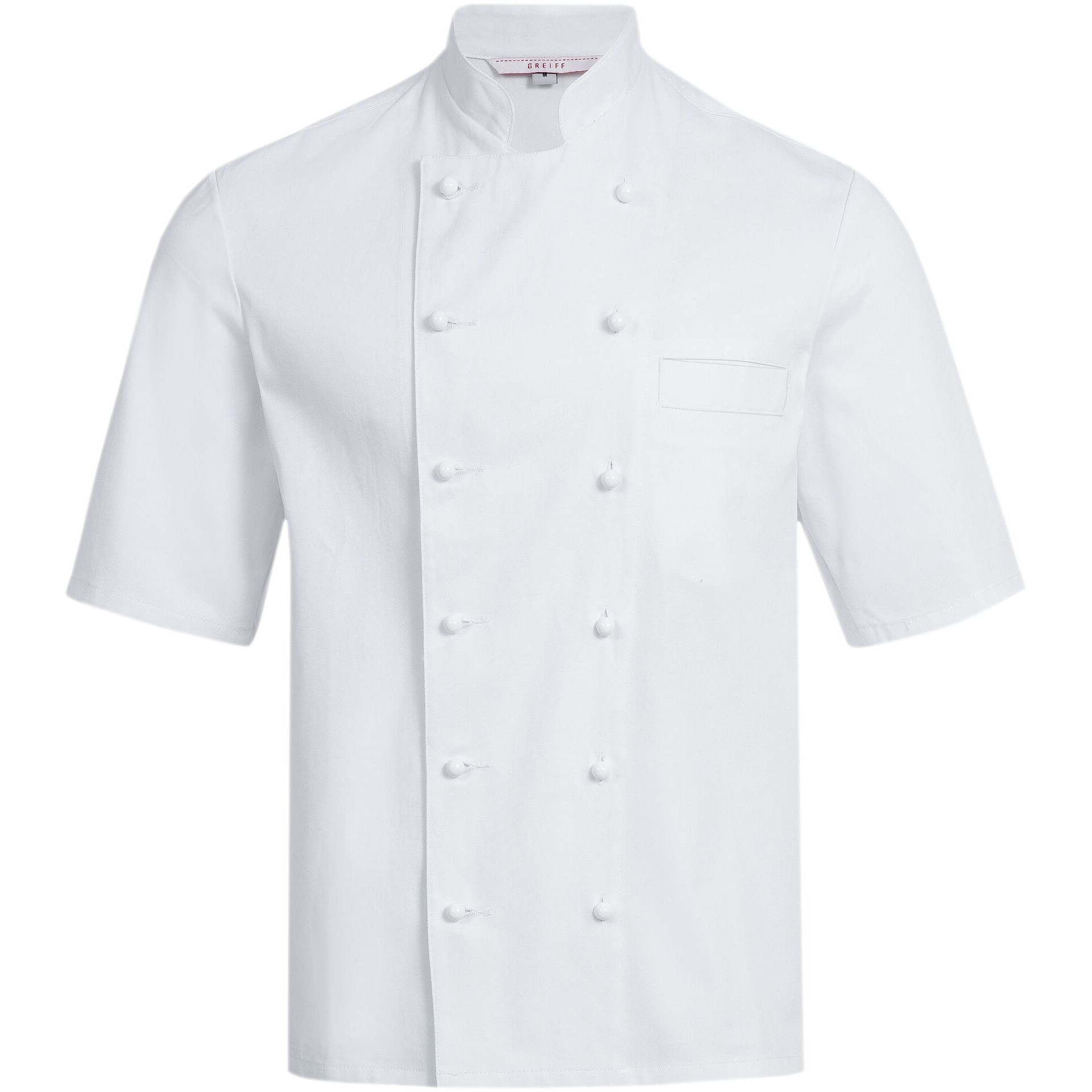 Kochjacke Herren, Brustleistentasche, halbarm Größe S